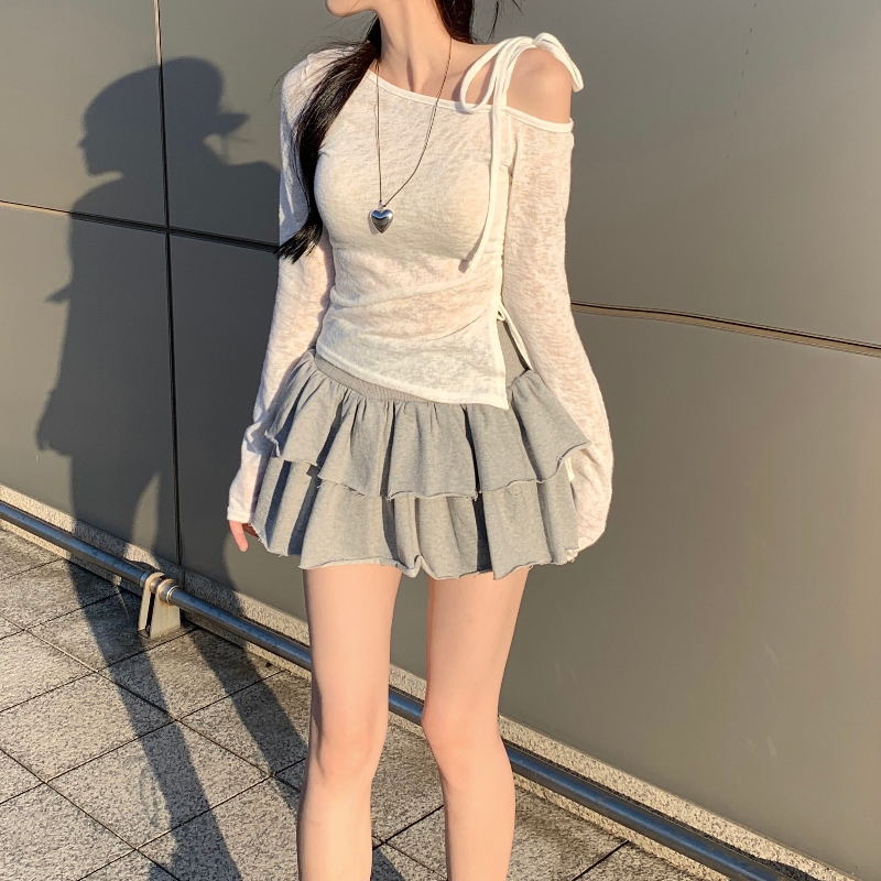 미니 스커트 모델 착용 이미지-S1L29