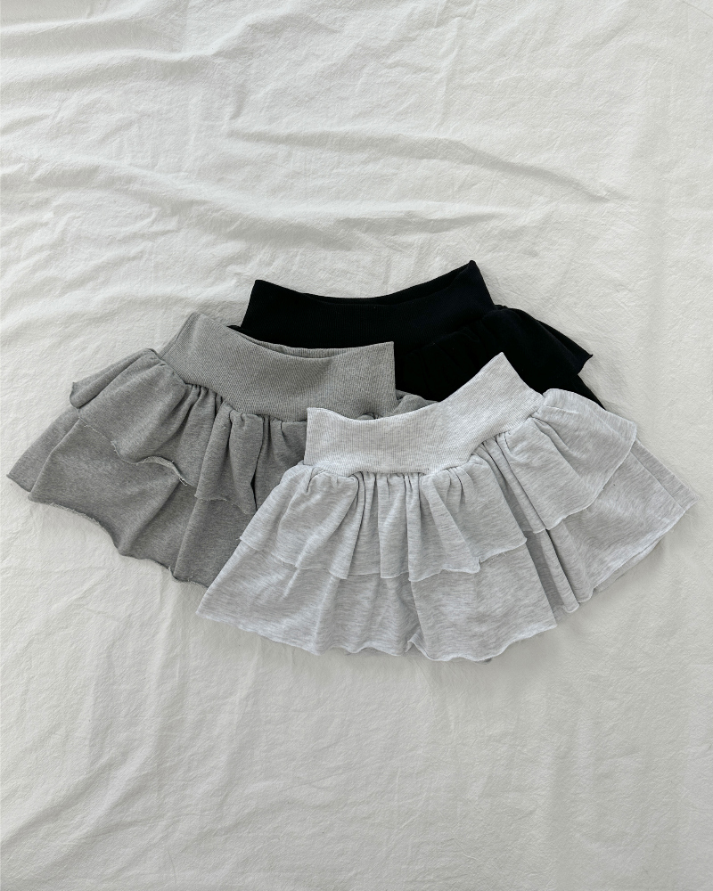 미니 스커트 그레이 색상 이미지-S2L2