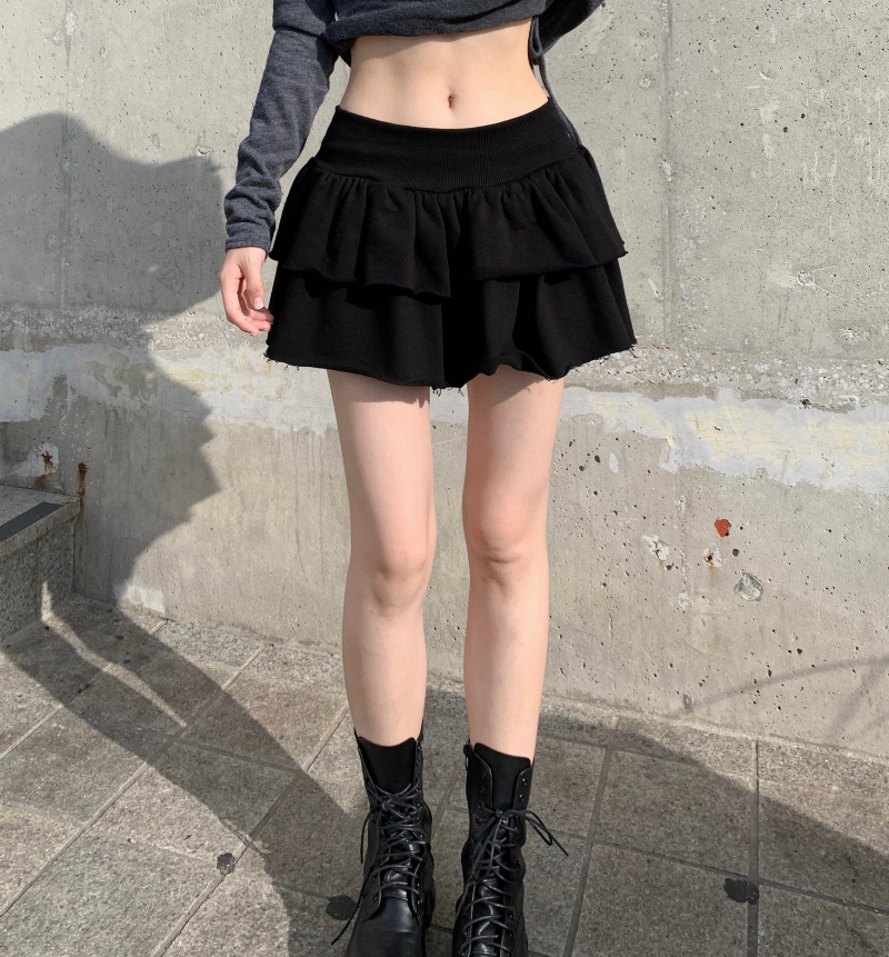 미니 스커트 모델 착용 이미지-S1L7
