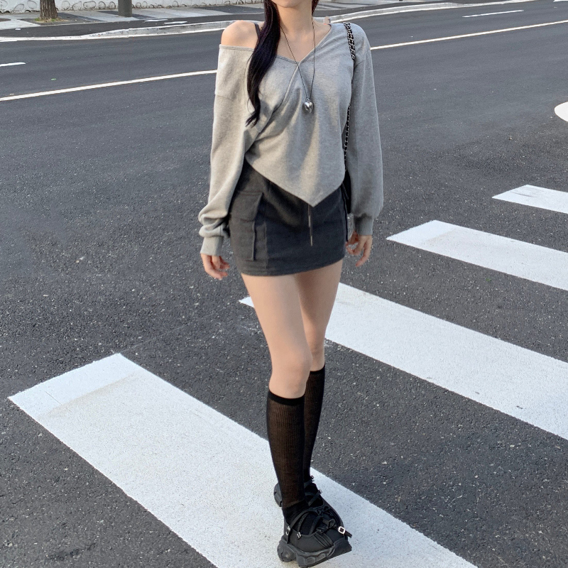 미니 스커트 모델 착용 이미지-S1L8