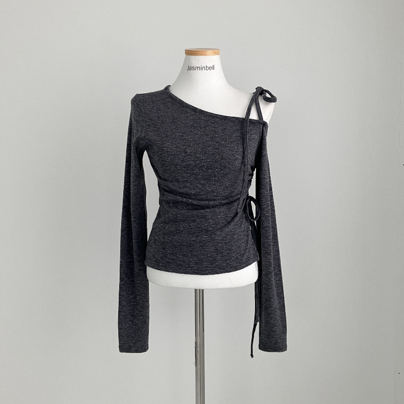 긴팔 티셔츠 차콜 색상 이미지-S3L3