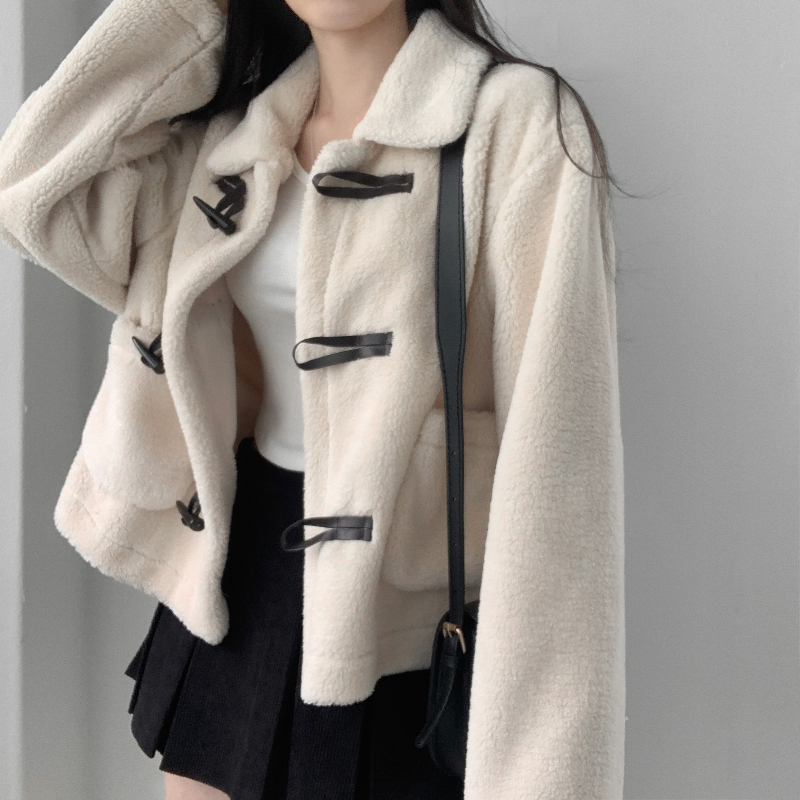 dion lee ムートンコート unisex セール】ムートンリバーシブルフーディーコート（ムートンコート