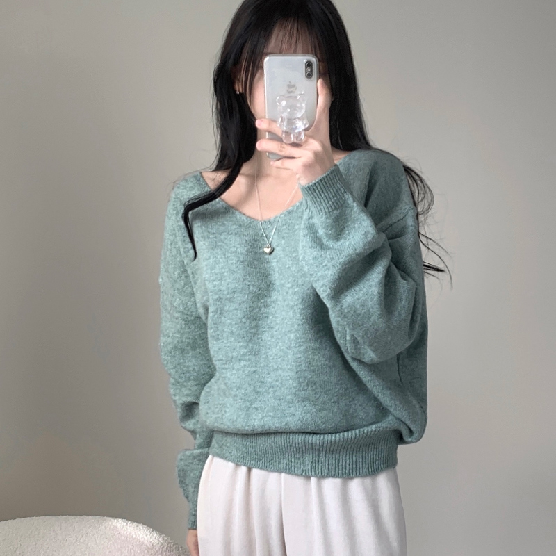 긴팔 티셔츠 모델 착용 이미지-S1L35