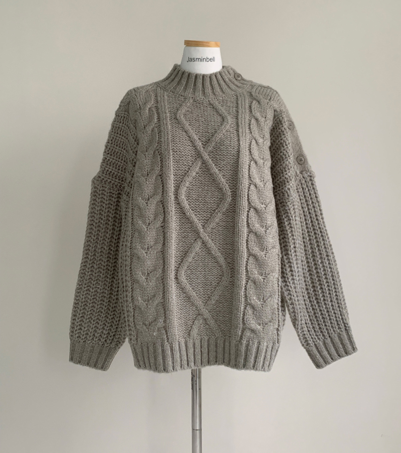 긴팔 티셔츠 오트밀 색상 이미지-S1L39