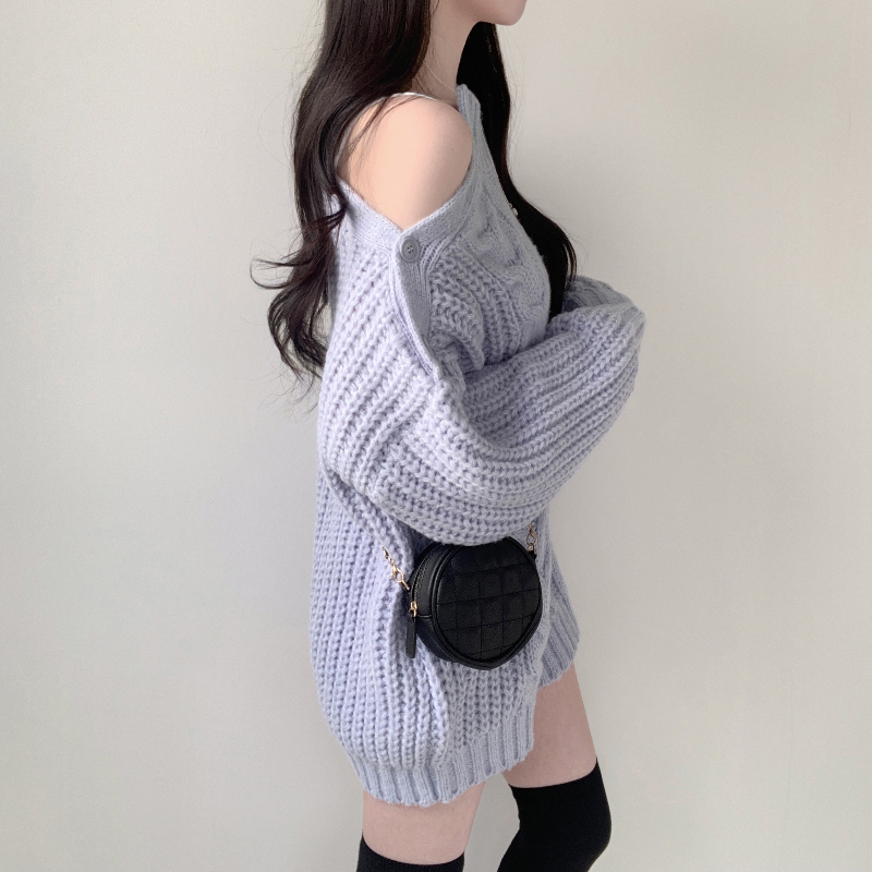 긴팔 티셔츠 모델 착용 이미지-S1L9