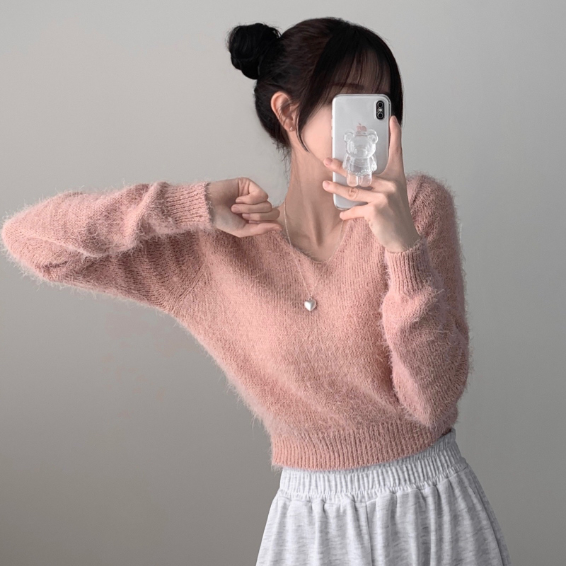 긴팔 티셔츠 모델 착용 이미지-S1L10