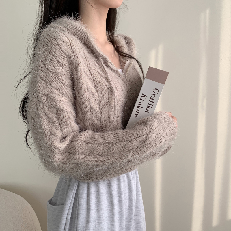 vabelogue アンゴラ　パーカー カラー 2WAY アンゴラパーカー | ファッション通販サイト NUGU