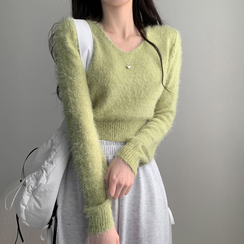 긴팔 티셔츠 모델 착용 이미지-S1L40