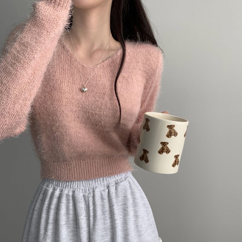 긴팔 티셔츠 모델 착용 이미지-S1L14