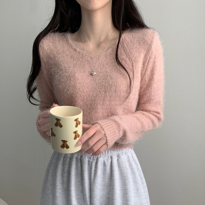 긴팔 티셔츠 모델 착용 이미지-S1L20