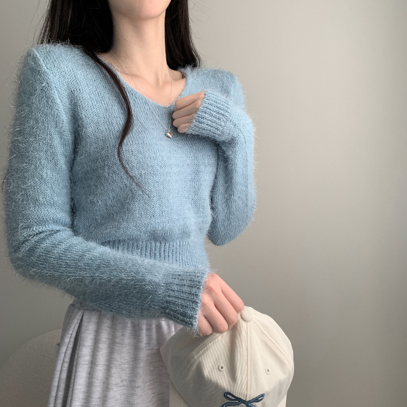 긴팔 티셔츠 모델 착용 이미지-S1L46