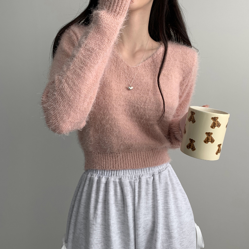 긴팔 티셔츠 모델 착용 이미지-S1L15