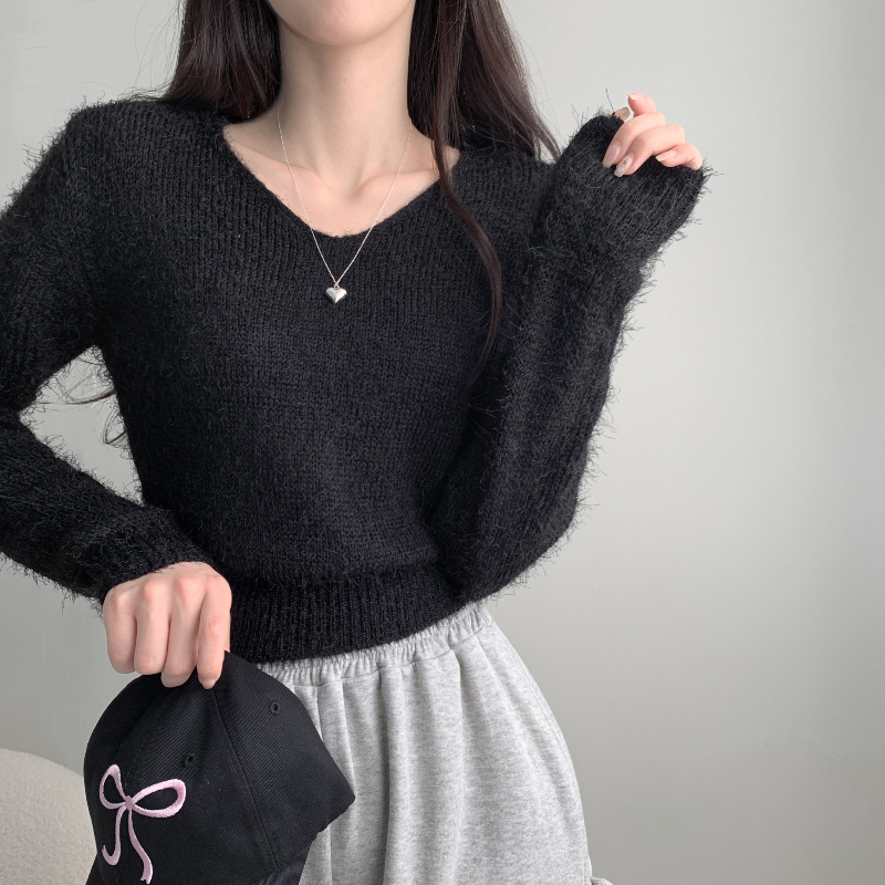 긴팔 티셔츠 모델 착용 이미지-S1L50