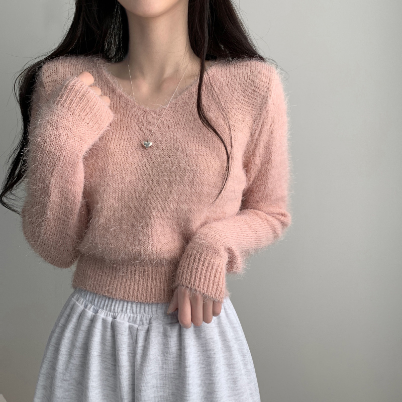 긴팔 티셔츠 모델 착용 이미지-S1L23