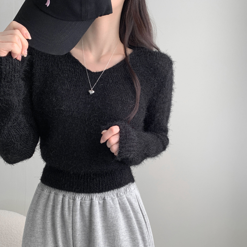 긴팔 티셔츠 모델 착용 이미지-S1L52