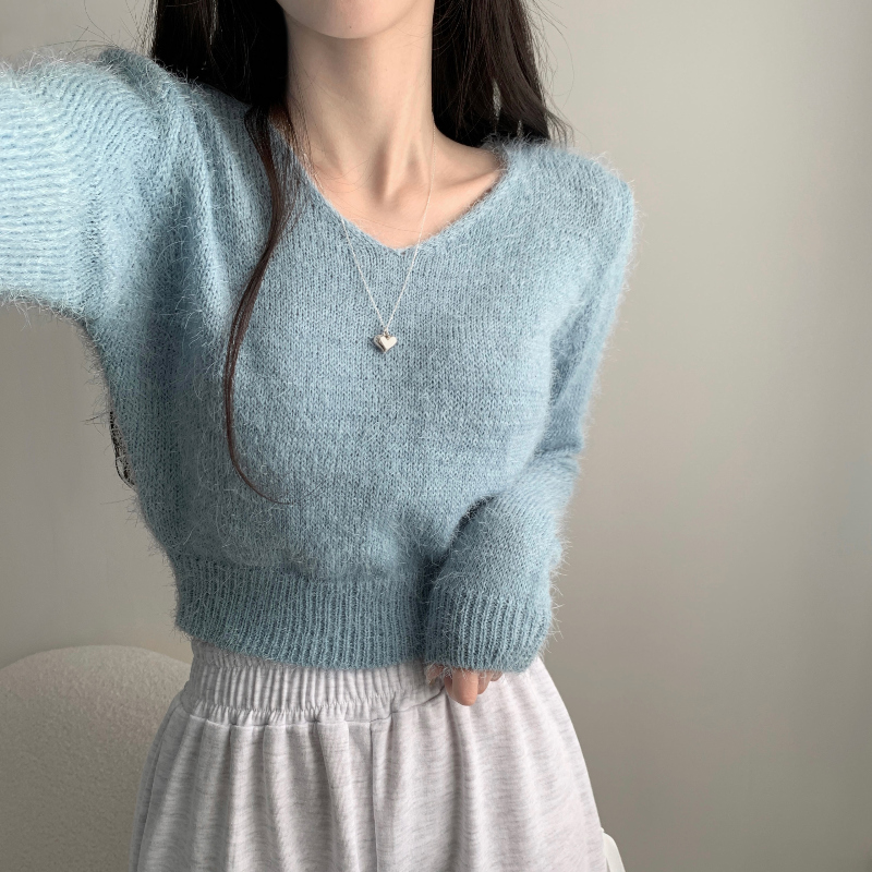 긴팔 티셔츠 모델 착용 이미지-S1L42