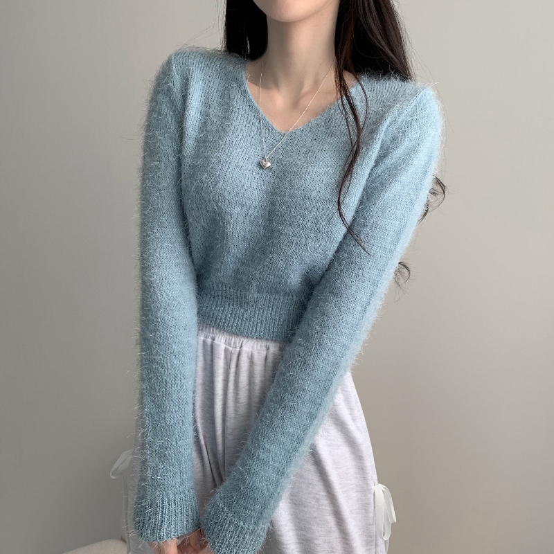 긴팔 티셔츠 모델 착용 이미지-S1L45