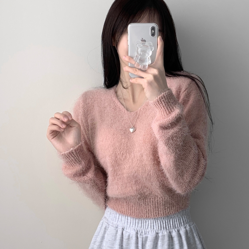 긴팔 티셔츠 모델 착용 이미지-S1L19