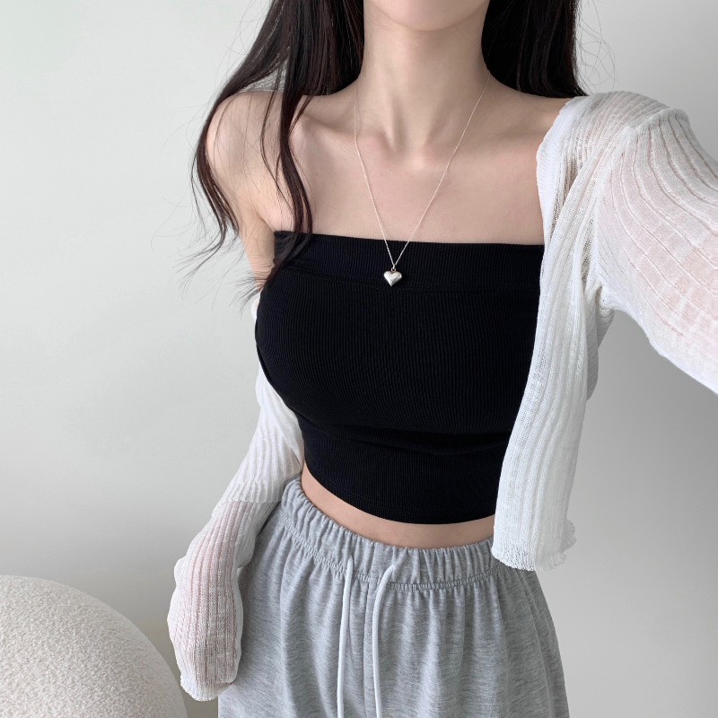 민소매 모델 착용 이미지-S1L5