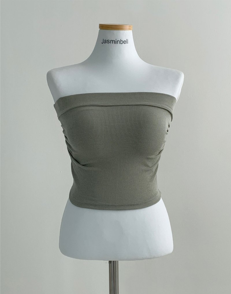 민소매 카키 색상 이미지-S1L13