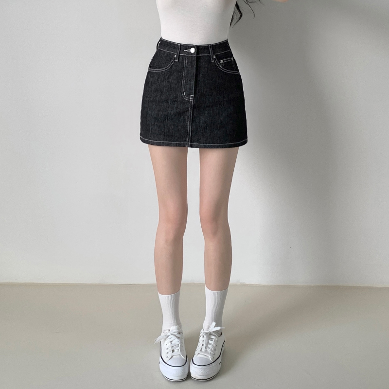 미니 스커트 모델 착용 이미지-S1L19