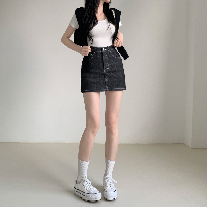 미니 스커트 모델 착용 이미지-S1L13