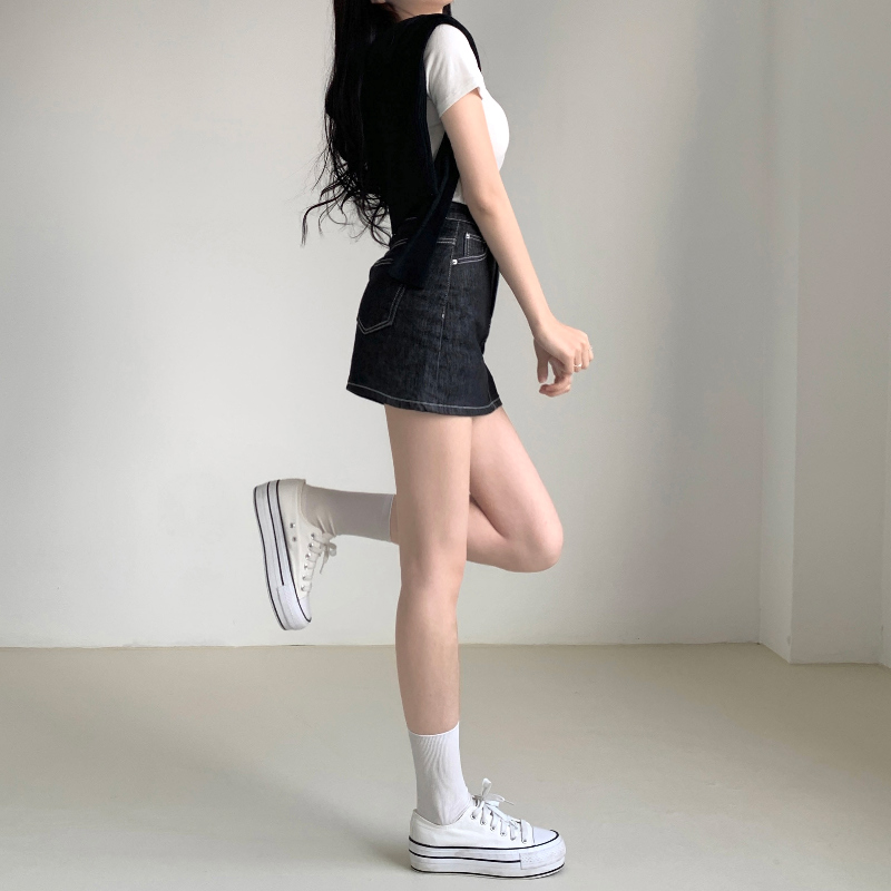 미니 스커트 모델 착용 이미지-S1L11