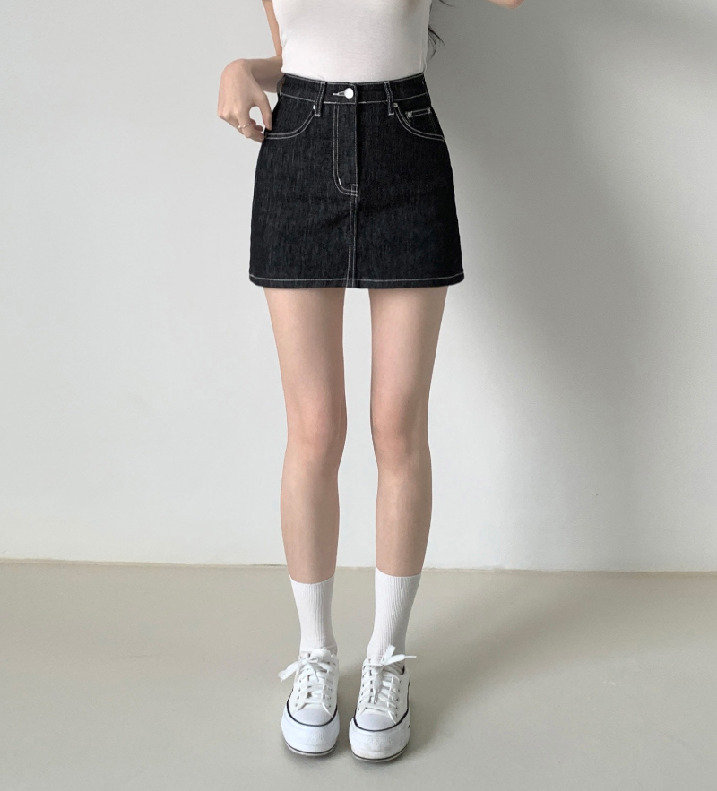미니 스커트 모델 착용 이미지-S1L9