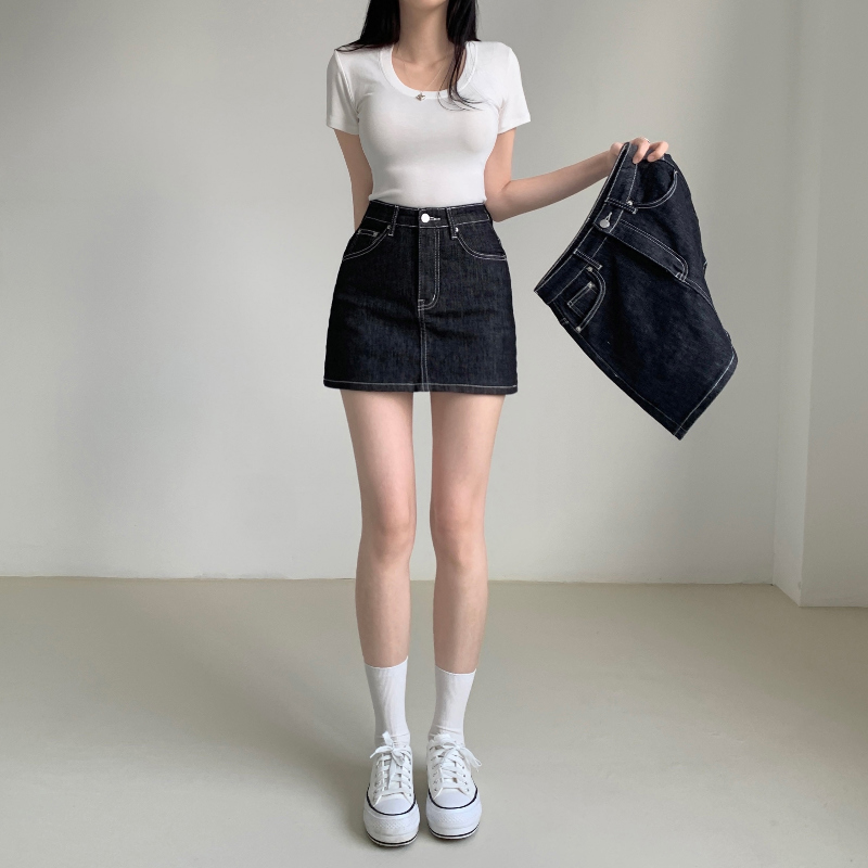 미니 스커트 모델 착용 이미지-S1L20