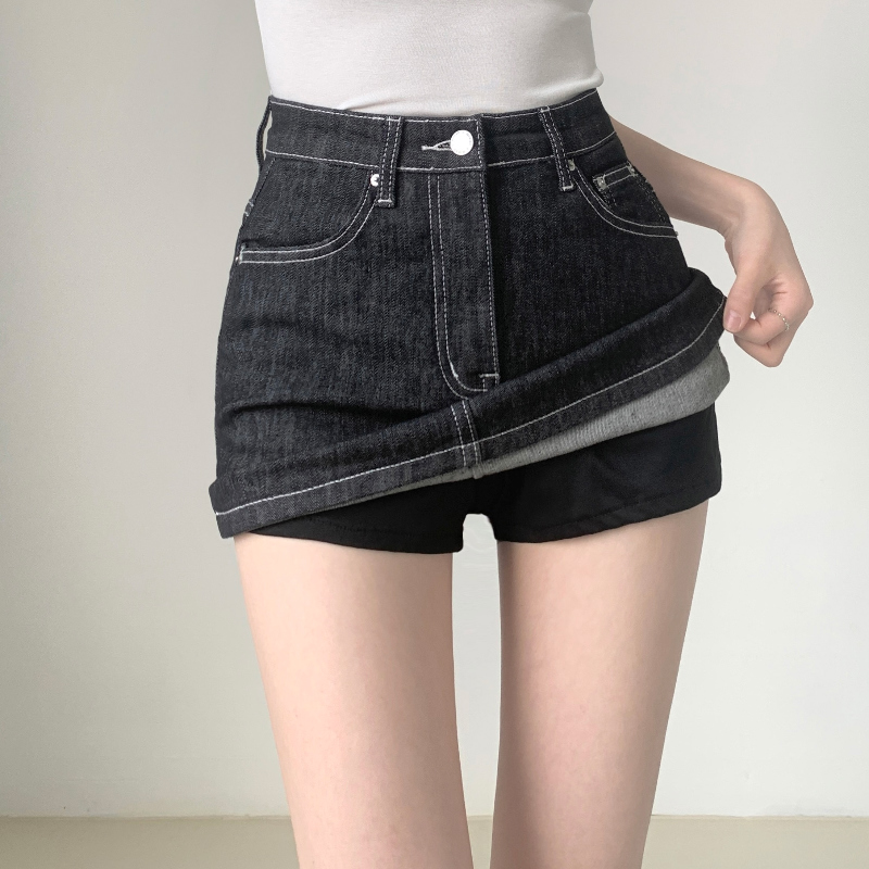 PHEENY 今季デニムAラインミニスカート PHEENY 今季デニムAラインミニ