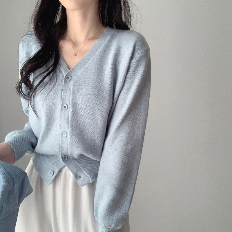 카디건 모델 착용 이미지-S4L21