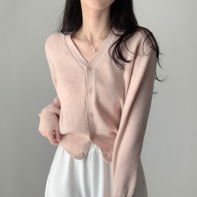 카디건 모델 착용 이미지-S4L33