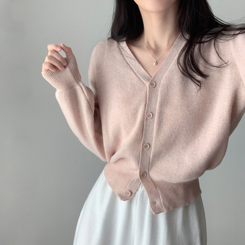 카디건 모델 착용 이미지-S4L32