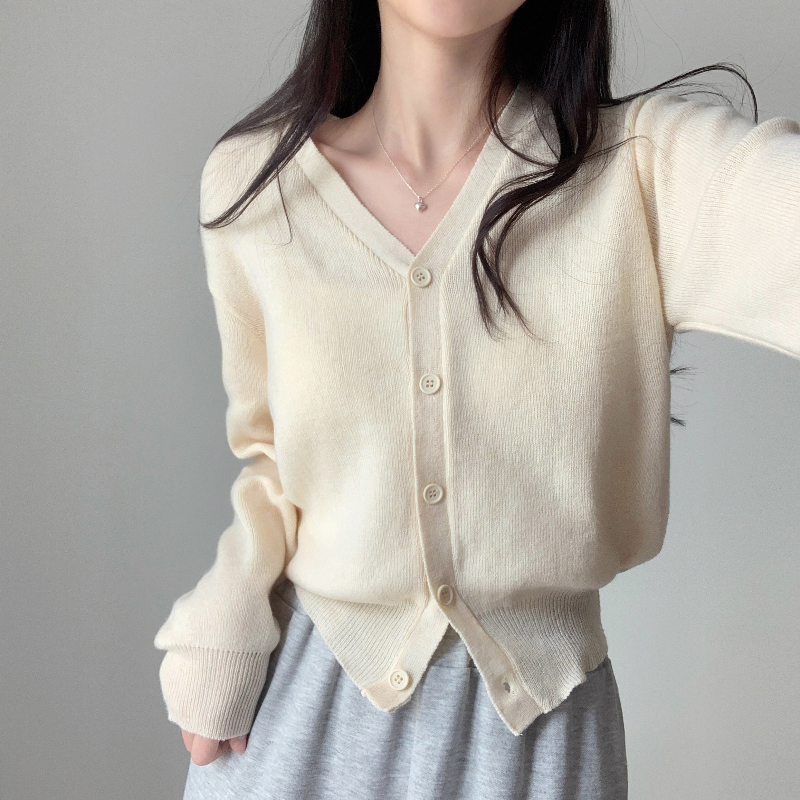 카디건 모델 착용 이미지-S4L11