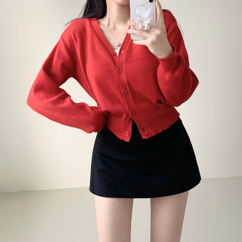 카디건 모델 착용 이미지-S4L26