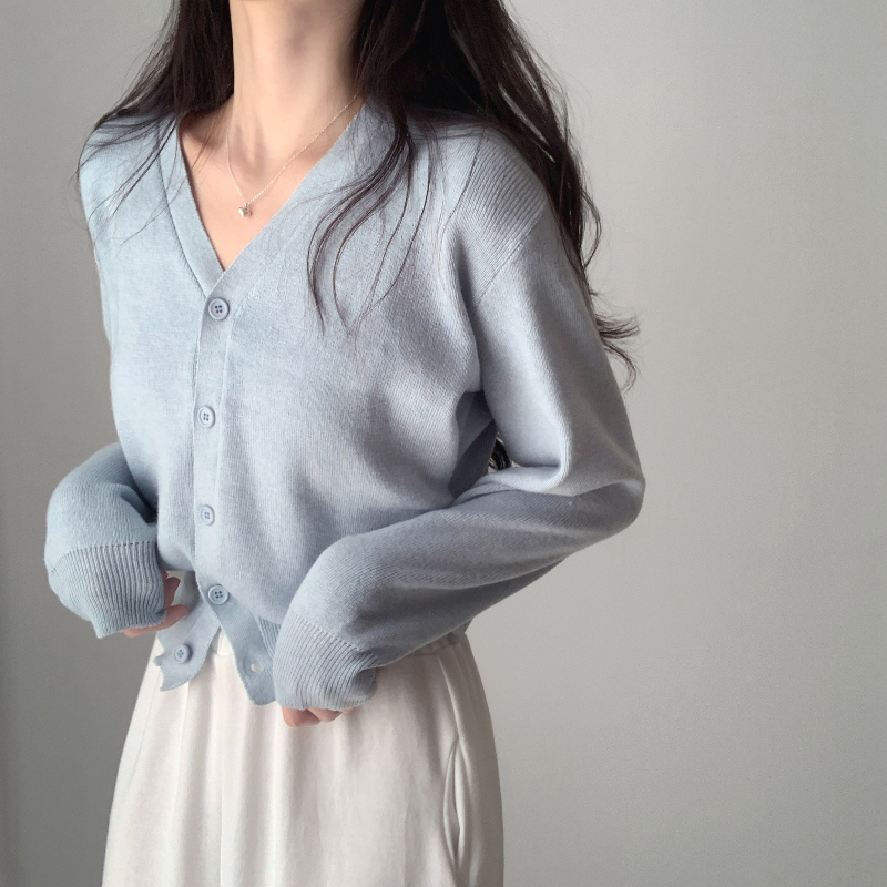 카디건 모델 착용 이미지-S4L18