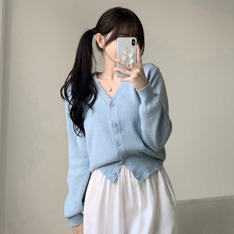 카디건 모델 착용 이미지-S4L22