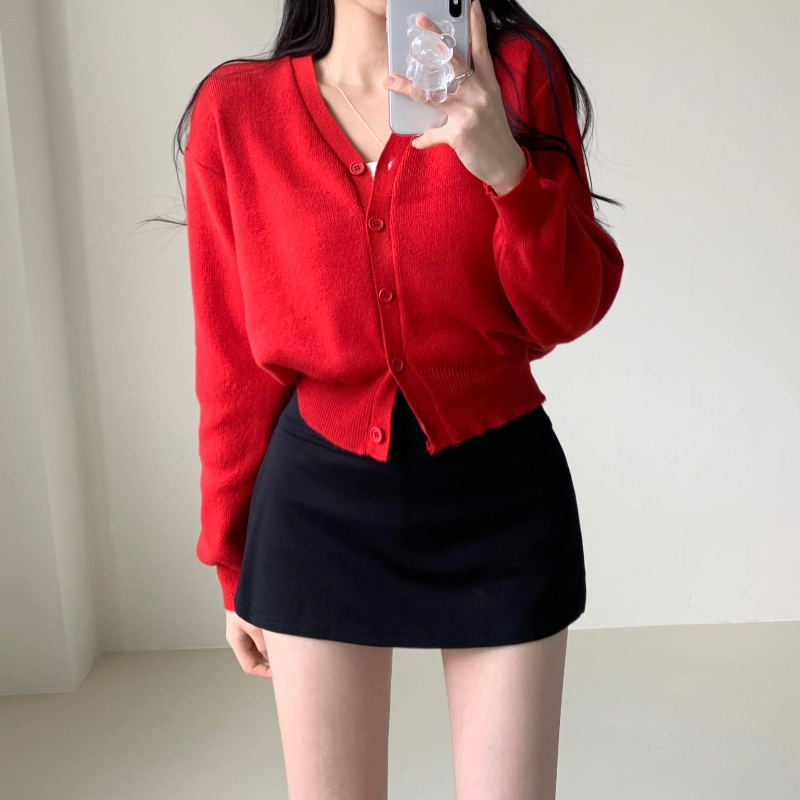 카디건 모델 착용 이미지-S4L25