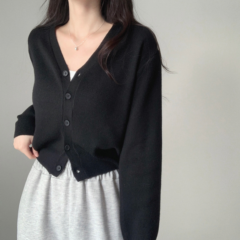 카디건 모델 착용 이미지-S4L39