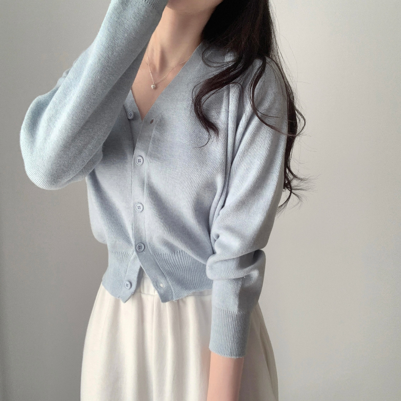 카디건 모델 착용 이미지-S4L20