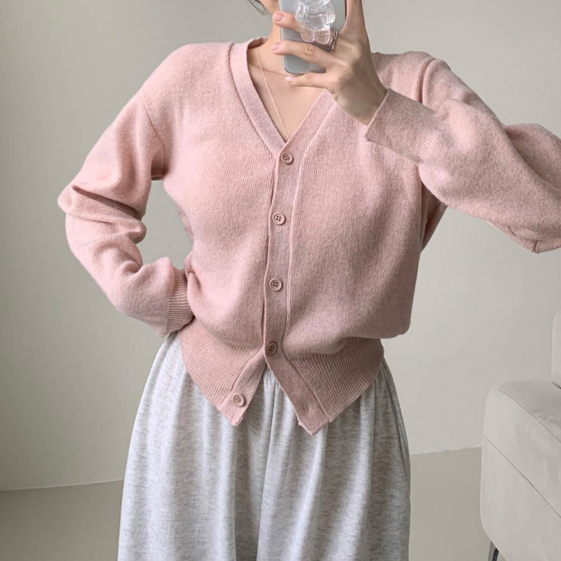 카디건 모델 착용 이미지-S4L30