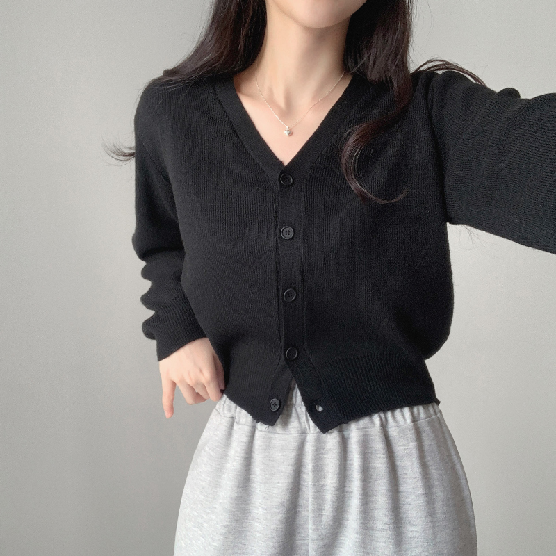 카디건 모델 착용 이미지-S4L38