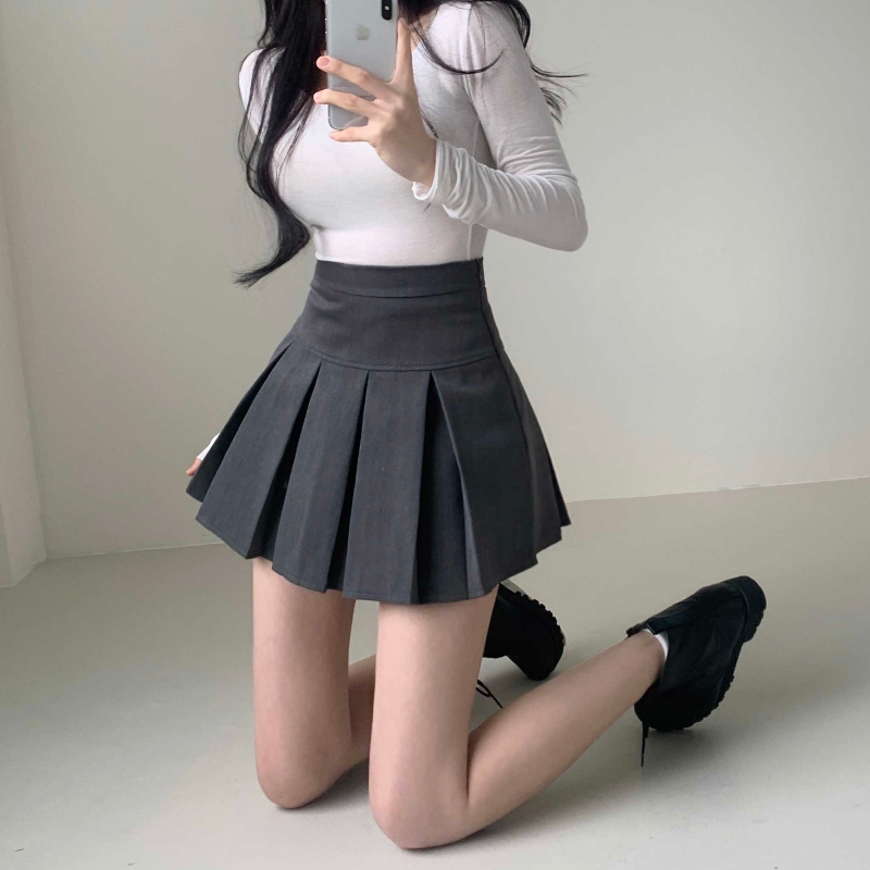 미니 스커트 모델 착용 이미지-S1L32