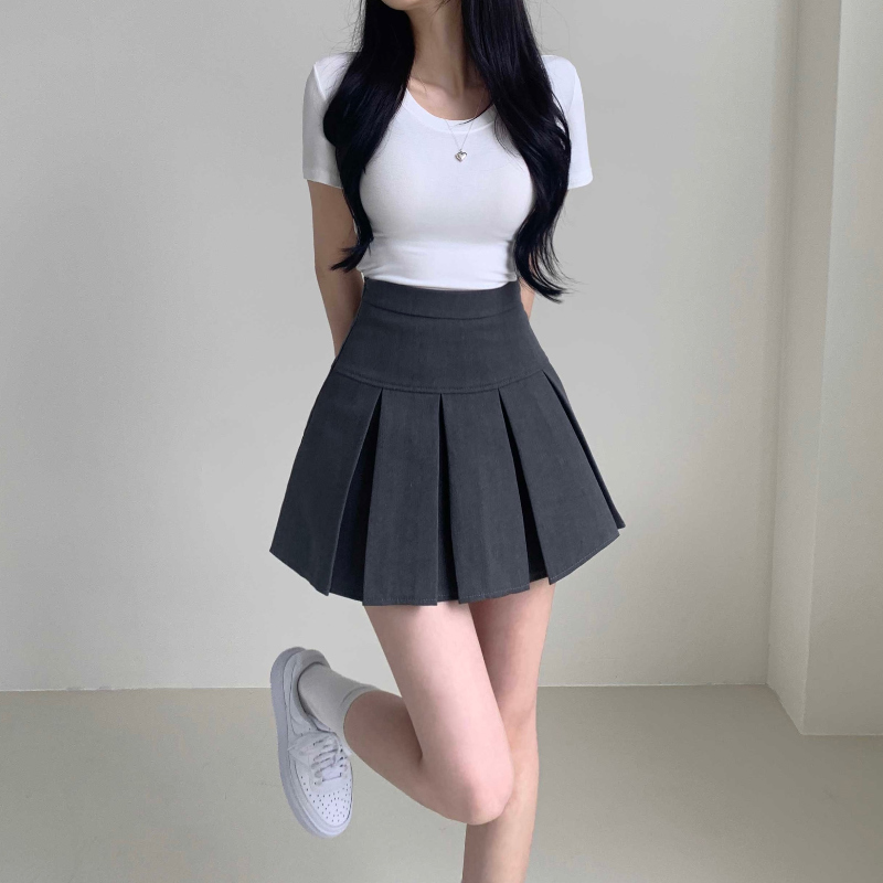 미니 스커트 모델 착용 이미지-S1L39