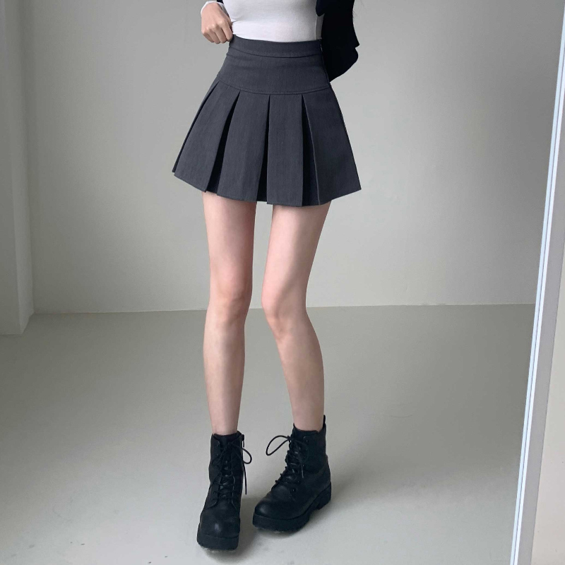 미니 스커트 모델 착용 이미지-S1L44