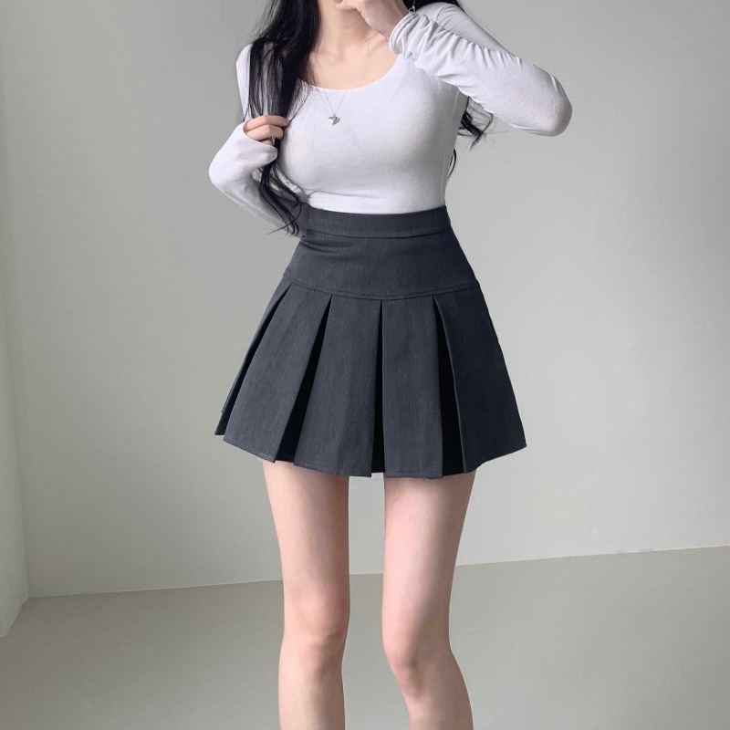 미니 스커트 모델 착용 이미지-S1L26