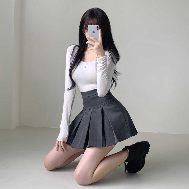 미니 스커트 모델 착용 이미지-S1L30