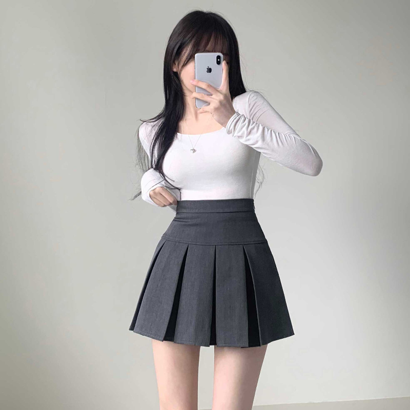 미니 스커트 모델 착용 이미지-S1L24