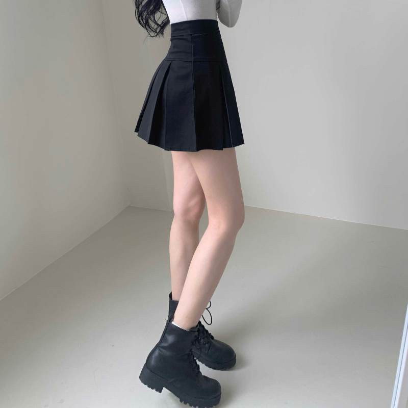 미니 스커트 모델 착용 이미지-S1L47