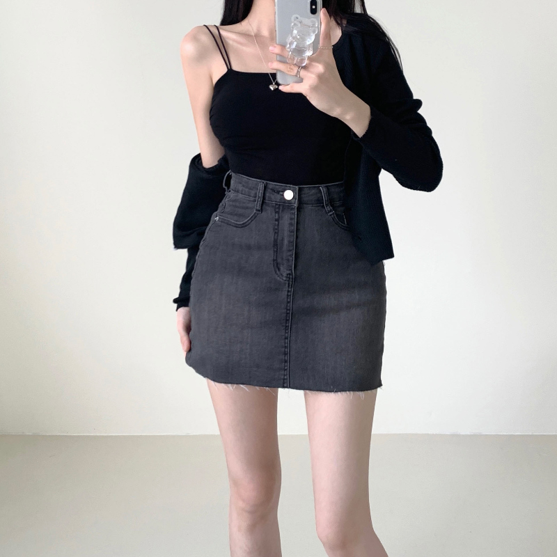 미니 스커트 모델 착용 이미지-S1L13